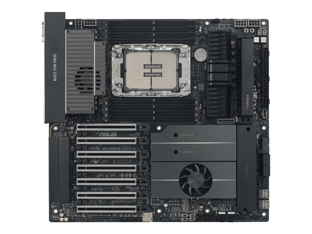 ASUS PRO WS W890E-SAGE SE LGA4710-2 EEB workstation motherboard 8xDDR4 7xPCIe 5.0 4xM.2 4xSATA