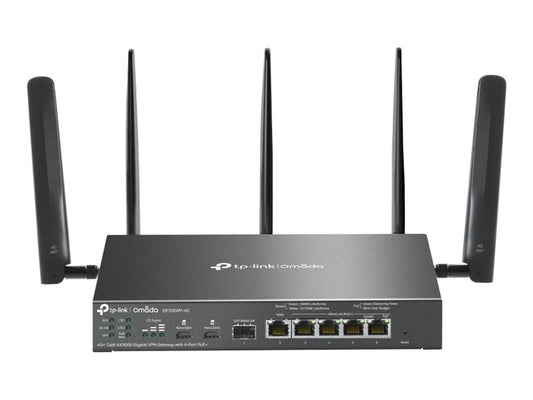 TP-LINK Omada 4G+ Cat6 AX3000 Gigabit VPN Gateway with 4-Port PoE+