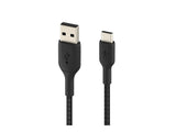 BELKIN BOOST CHARGE USB-A to USB-C Cable Braided 3M Black