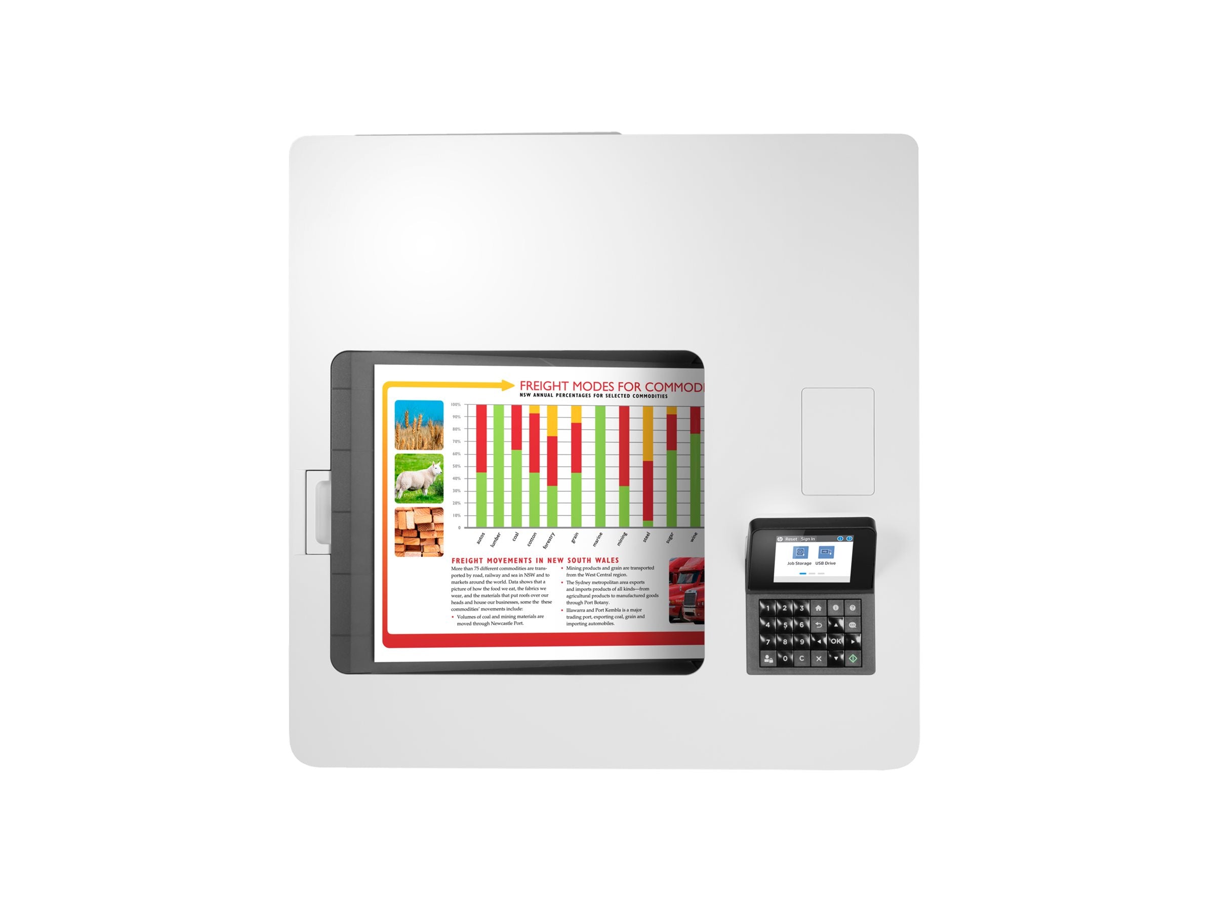 HP Color LaserJet Enterprise M554dn produit neuf emballage abimé A4 color laser USB 33ppm (P)