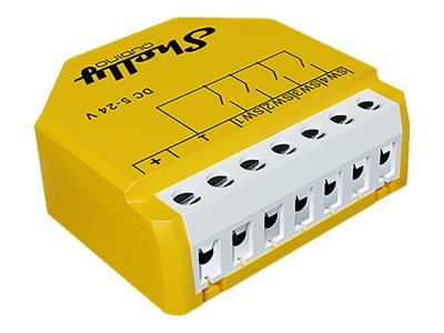 SHELLY Wave i4 DC-Powered 4-Input Automation-Triggering Scene Controller // QNSN-0D24XEU // QNSN-0D4XEU