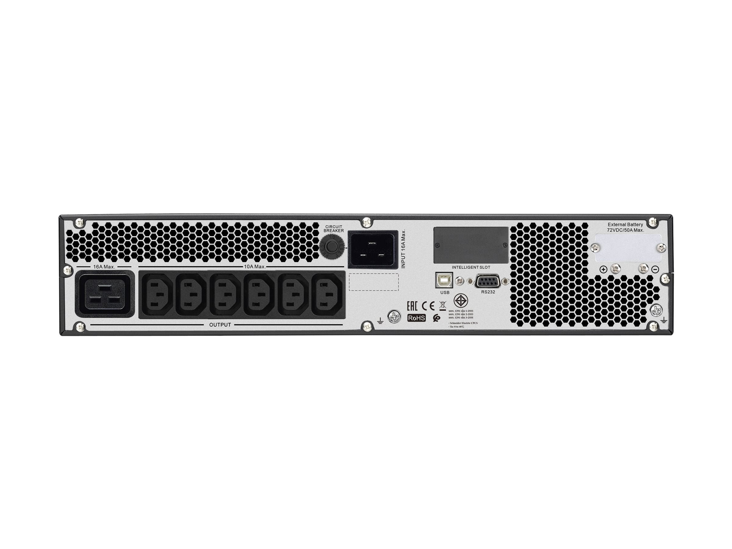 APC Easy UPS 1PH ONLINE SRVS RM Ext. Runtime 3000VA 230V No Battery