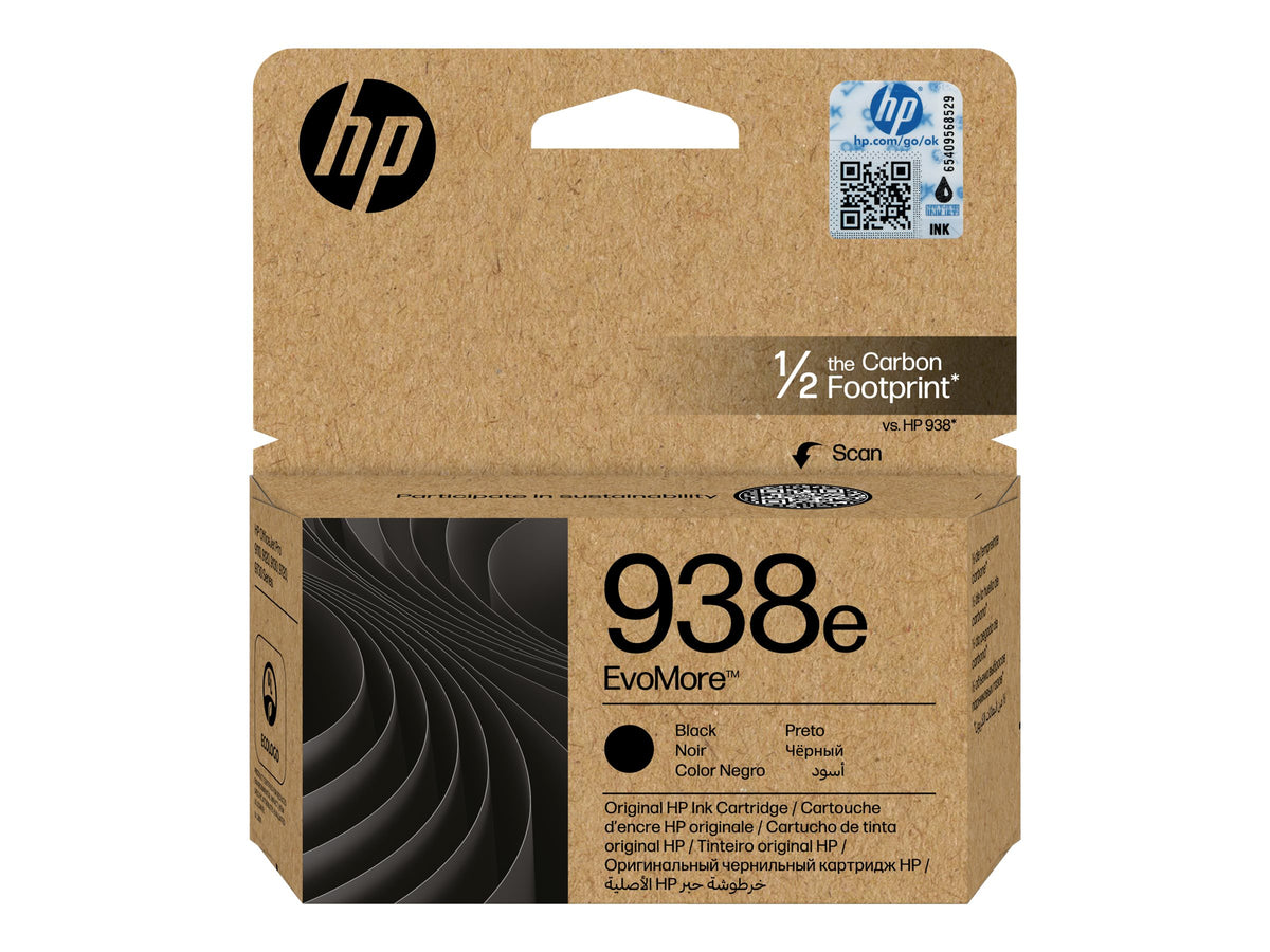 HP 938e EvoMore Black Original Ink Cartridge