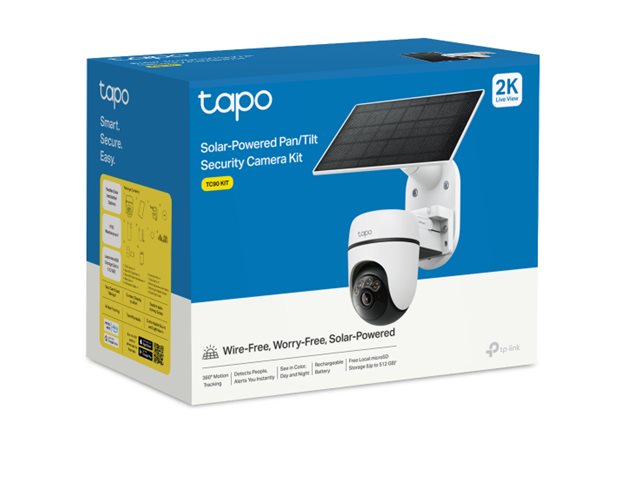 TP-LINK Solar-Powered Pan/Tilt Security Camera Kit
