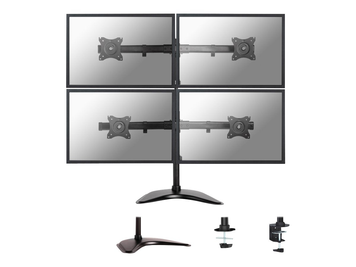 NEOMOUNTS NM-D335D4BLACK Support décran à poser 10-27p