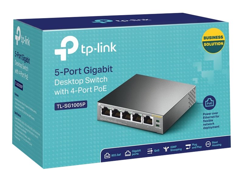 5-Port Gigabit Desktop Switch PoE
