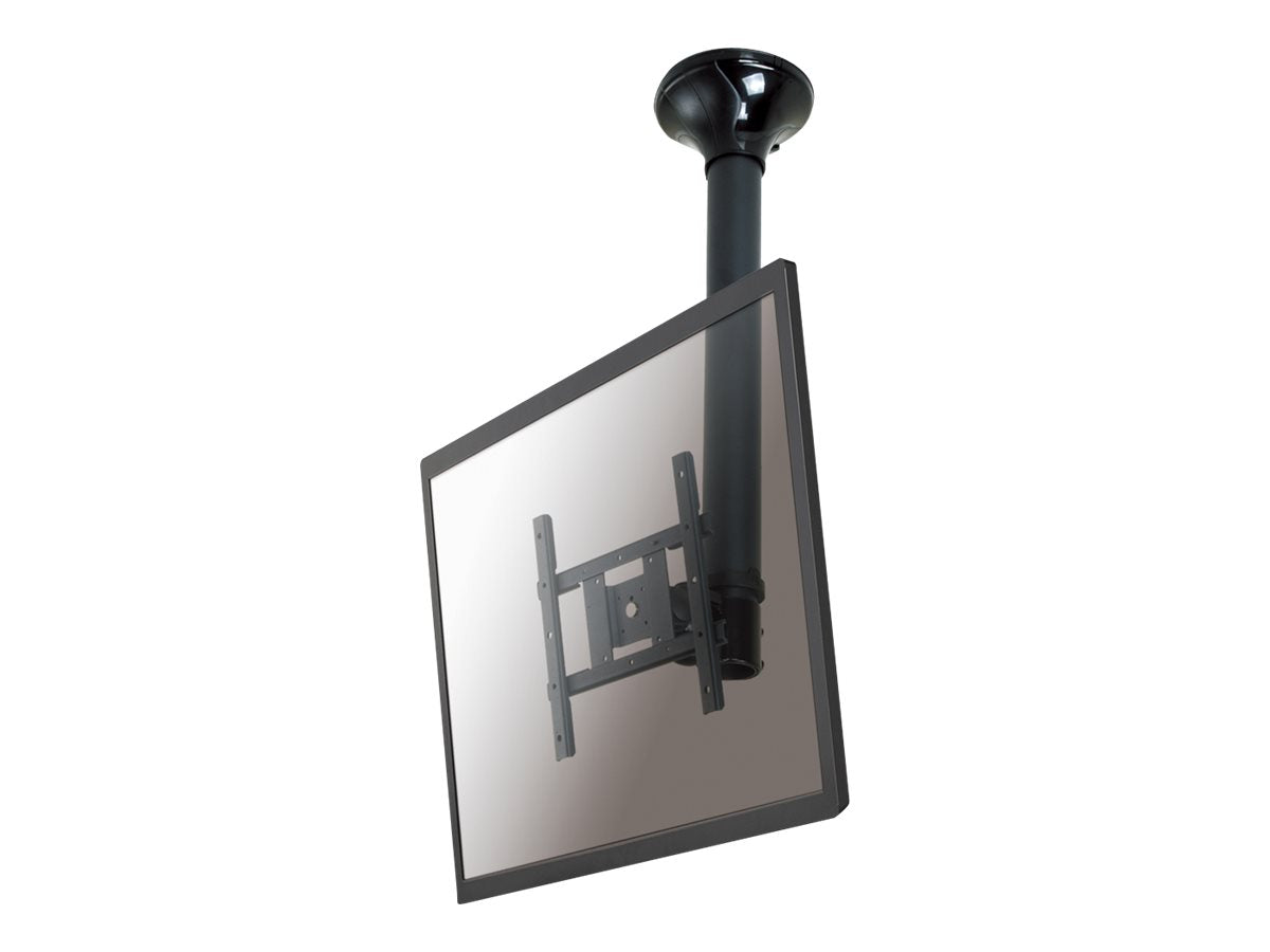 NEOMOUNTS FPMA-C200BLACK Support de plafond pour écran de 10-40p - h 64-104 cm