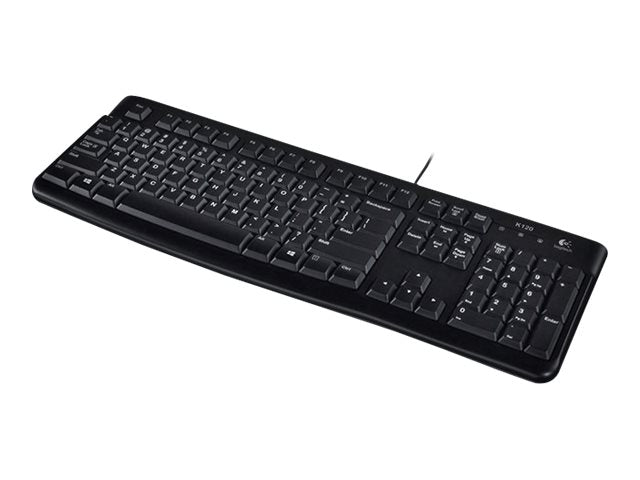 LOGITECH K120 Corded Keyboard black USB (ITA) MEDITER