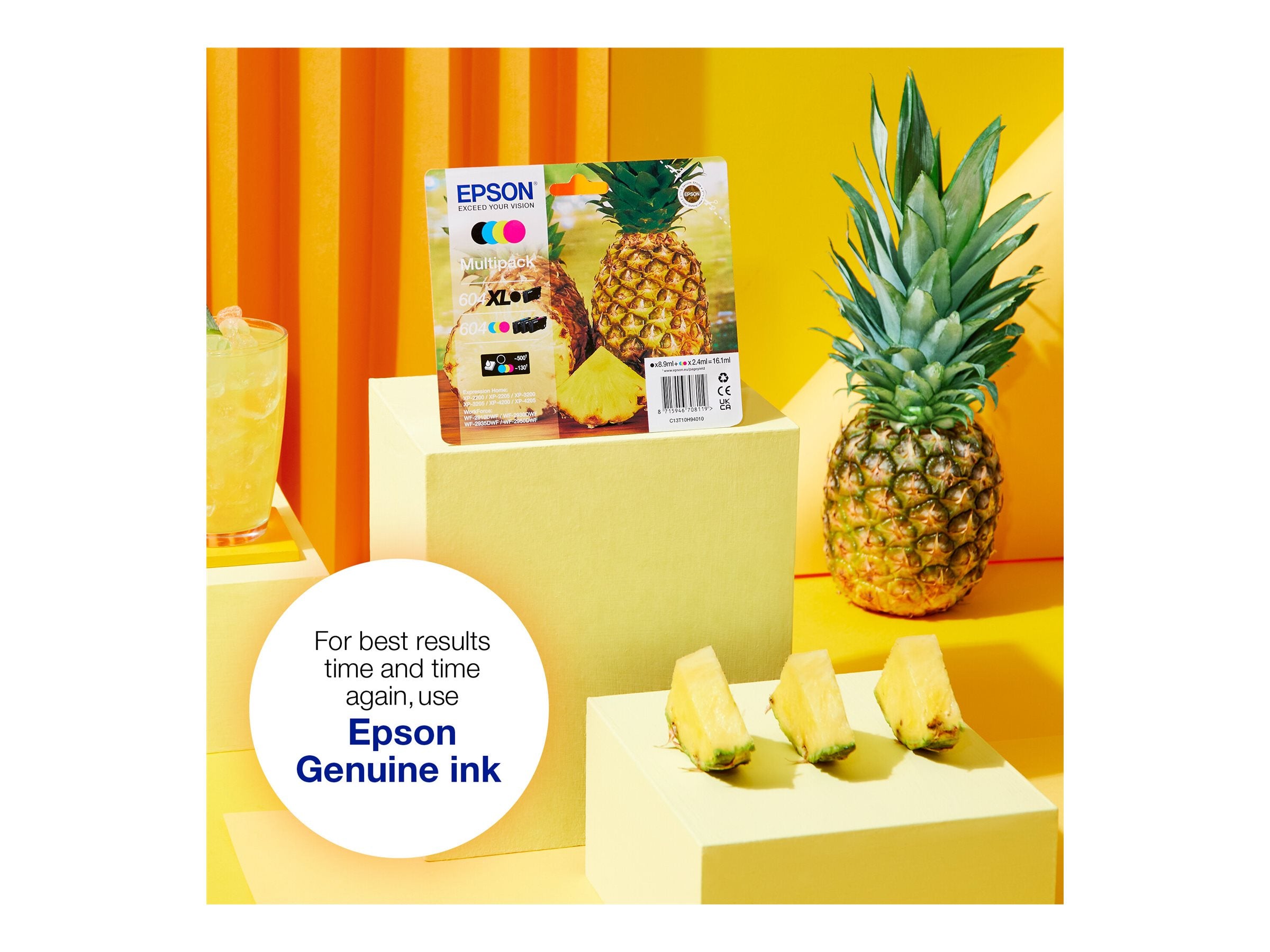 EPSON 4LB Singlepack Black 604XL Ink