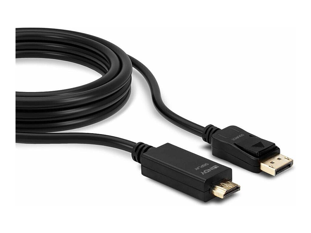 LINDY Câble DisplayPort vers HDMI 4K30 DP:passif 0.5m