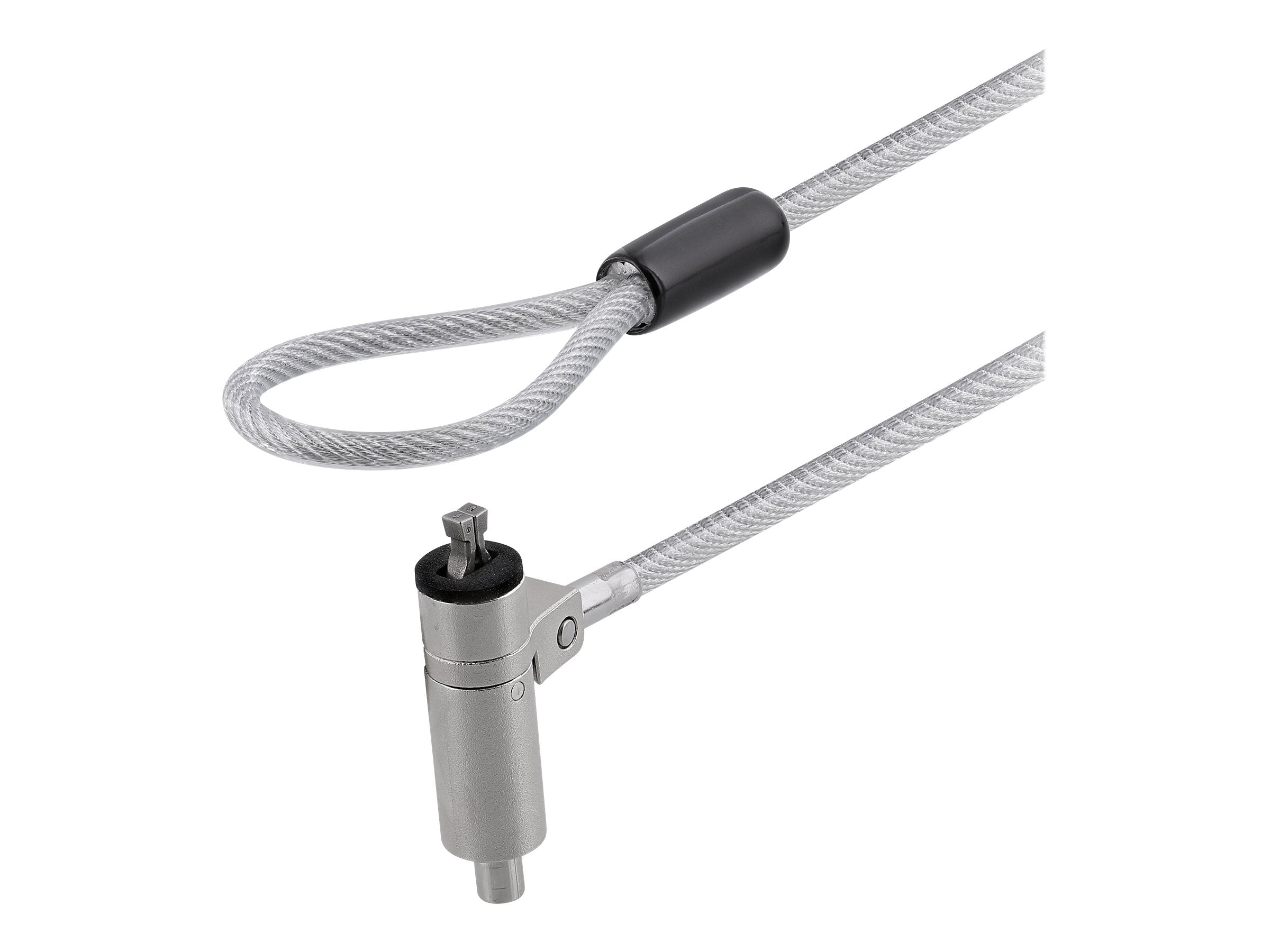 TNB Ultraresistant Braided Steel Cable With Pvc Coating And Zinc Lock Fine And Adjustable Pivoting Head To Attach It Comfortably