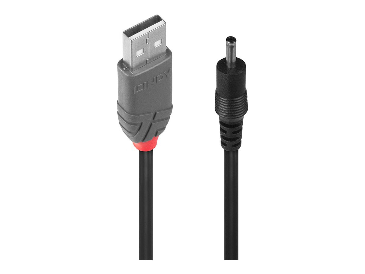 LINDY Adapter Cable USB A male - DC 3.5/1.35mm male 1.3m