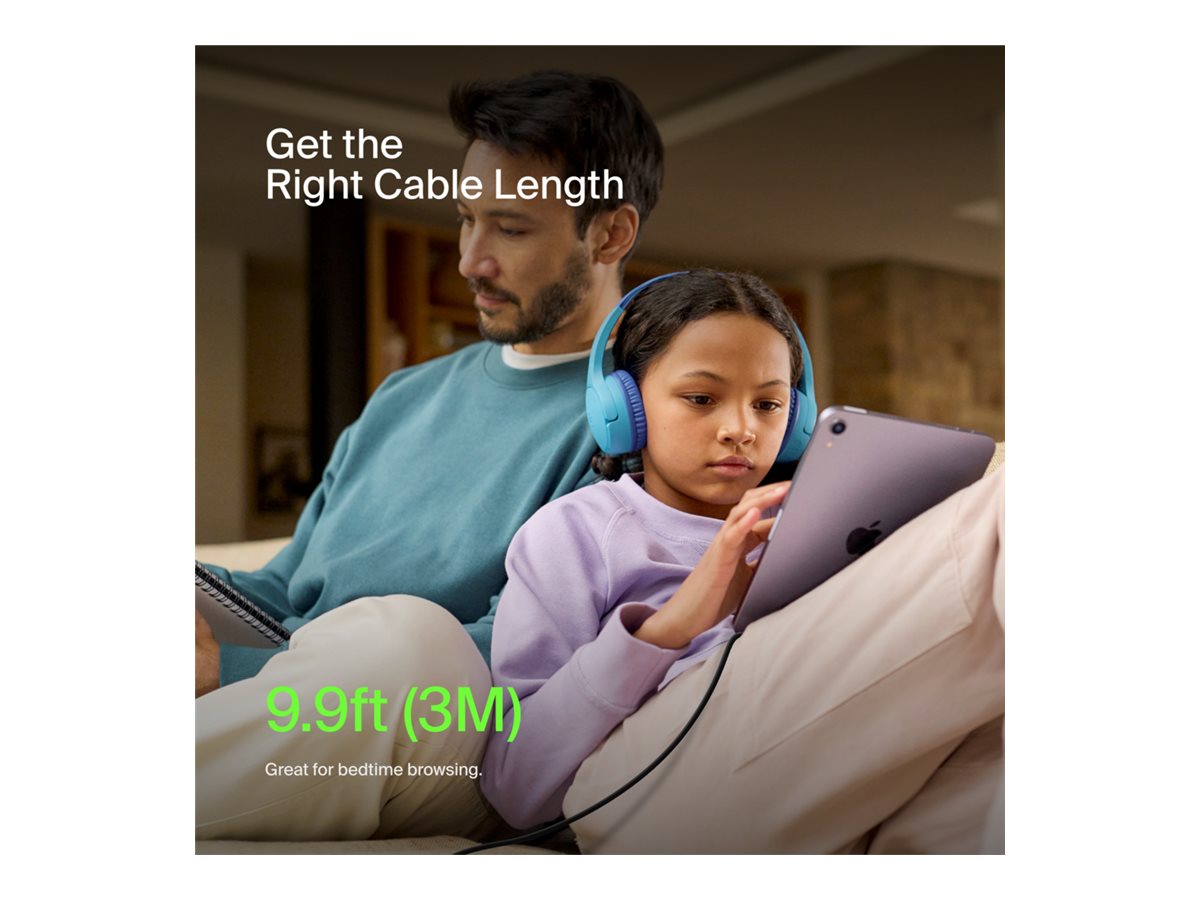 BELKIN BOOST CHARGE USB-A to USB-C Cable PVC 3M Black