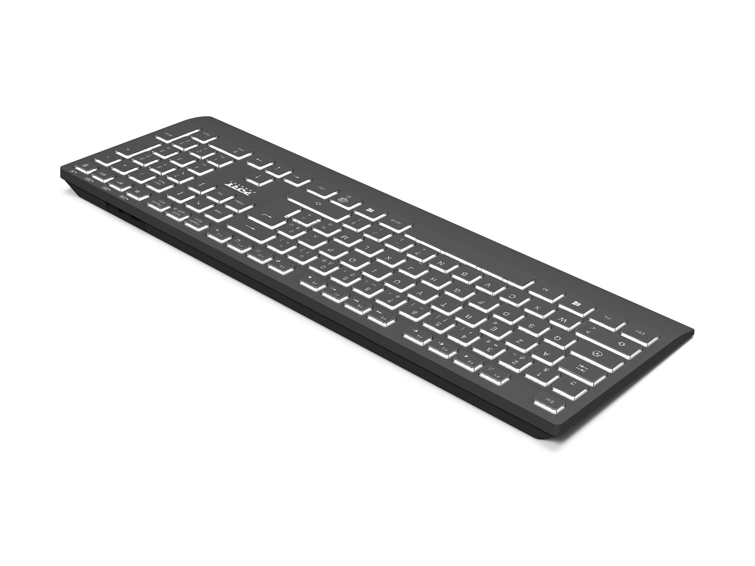 PORT DESIGNS Keyboard Wireless - Luminated Rechargeable Retail Only (QWI)