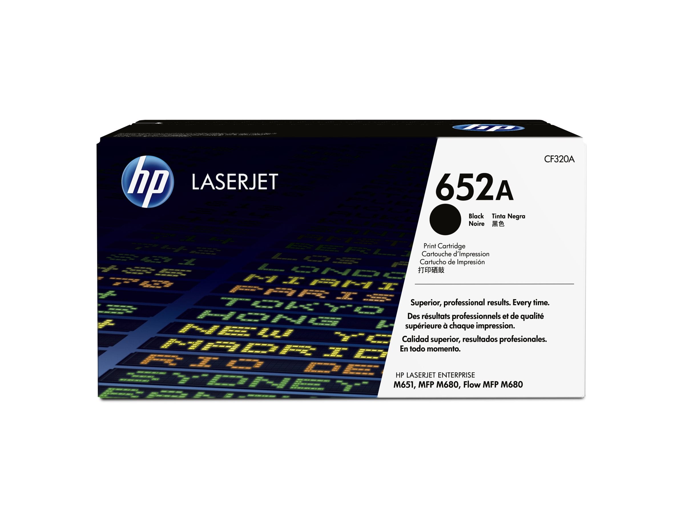 HP 652A original Toner cartridge CF320A black standard capacity 11.500 pages 1-pack