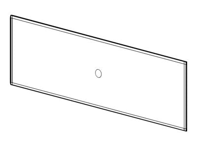 APC HyperPod Roof 6ft Aisle Simple Roof Panel w Cutout 600mm