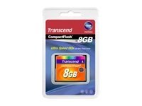 TRANSCEND Carte memoire flash 8Go 133x CompactFlash Pour appareils anciens