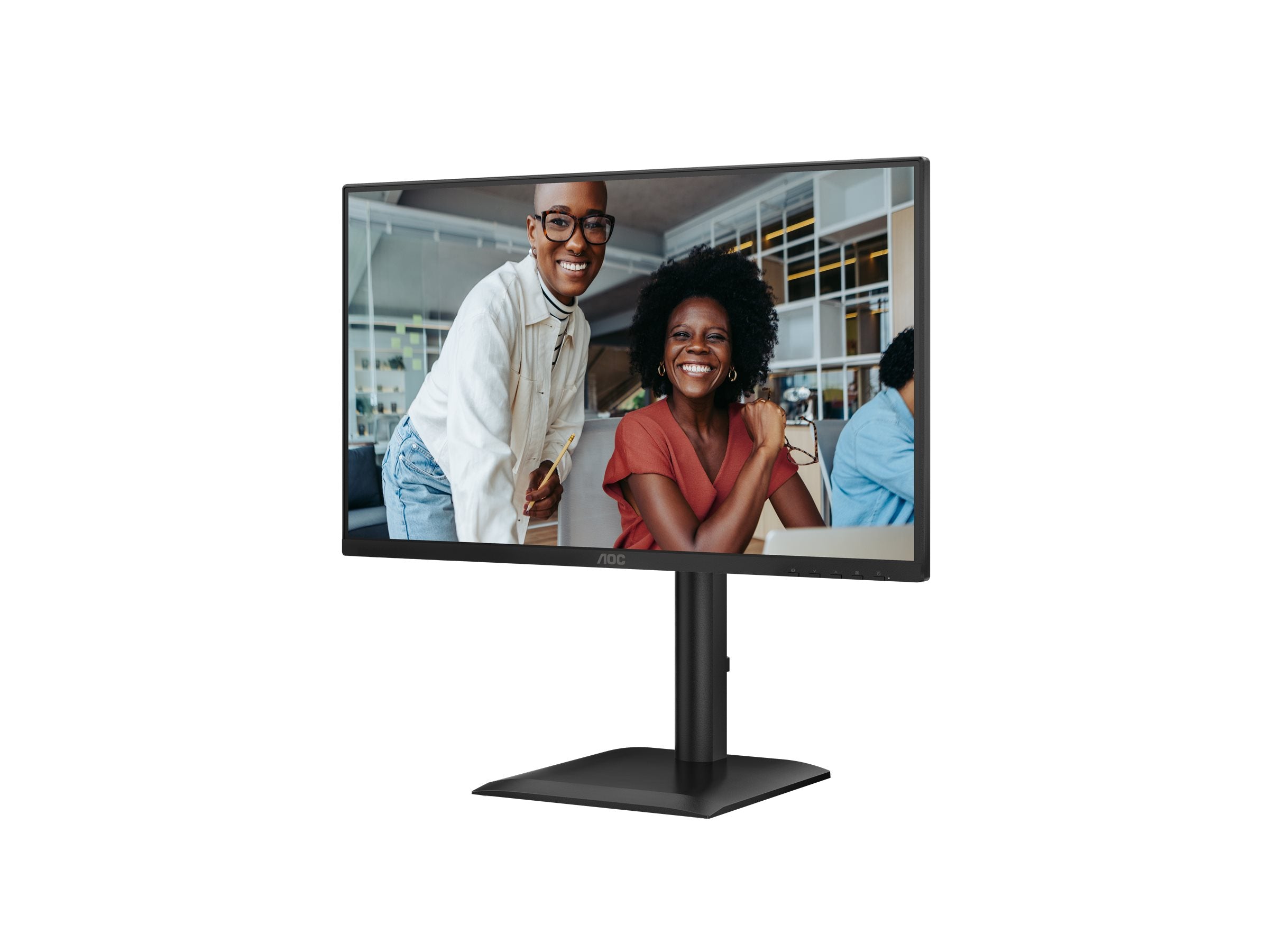 AOC 24E4U - Écran LED - 24"- 1920x 1080 Full HD  @ 120 Hz - IPS - 300 cd/m² - 1500:1 - 4 ms - HDMI, VG DP , HP, HAS garantie 5 ans