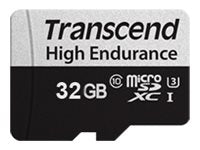 TRANSCEND 32Go microSD w/ adapter U1 High Endurance
