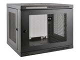 EATON TRIPPLITE SmartRack 9U Low-Profile Switch-Depth-Plus Wall-Mount Mini Rack Enclosure