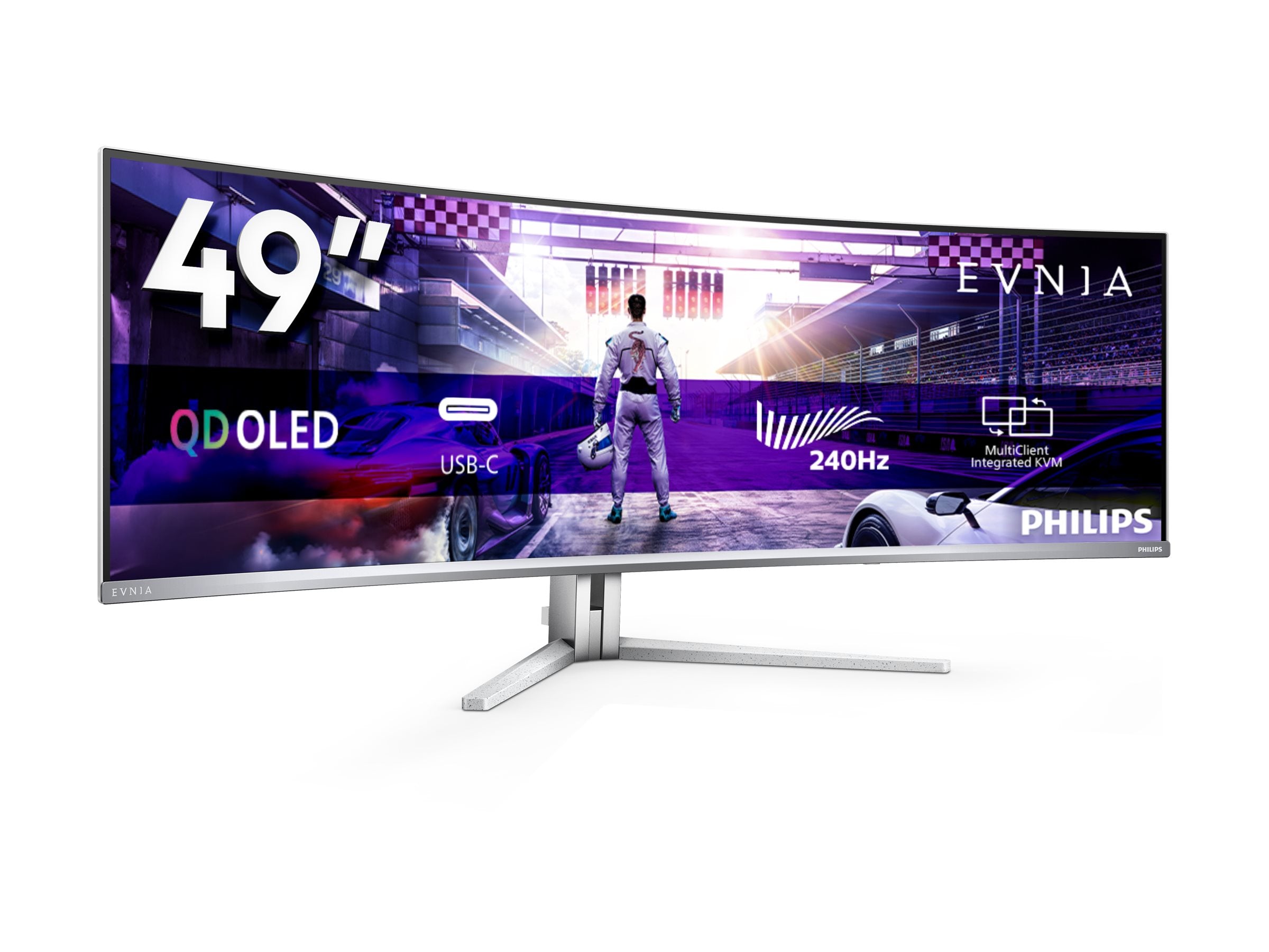 PHILIPS 49M2C8900/00 49p 5120x1440 Gaming Monitor OLED 32:9 0.03ms 2xHDMI DP USB