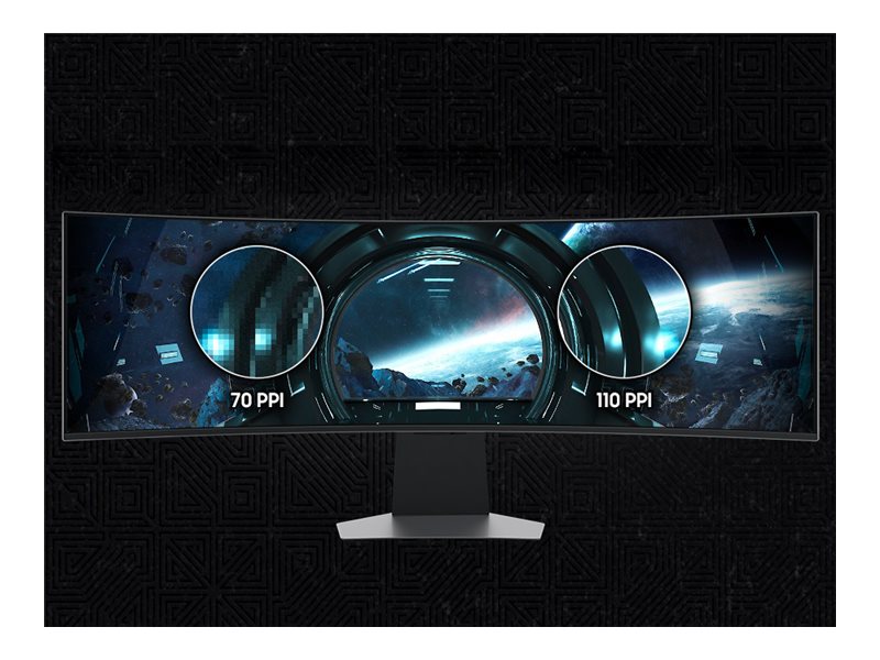 SAMSUNG LS49DG954SUXEN ODYSSEY OLED G9 G95SD 49p 240Hz SMART 1800R DWQHD 5120x1440 240Hz QD-OLED Glare-Free 0.03ms 1800R