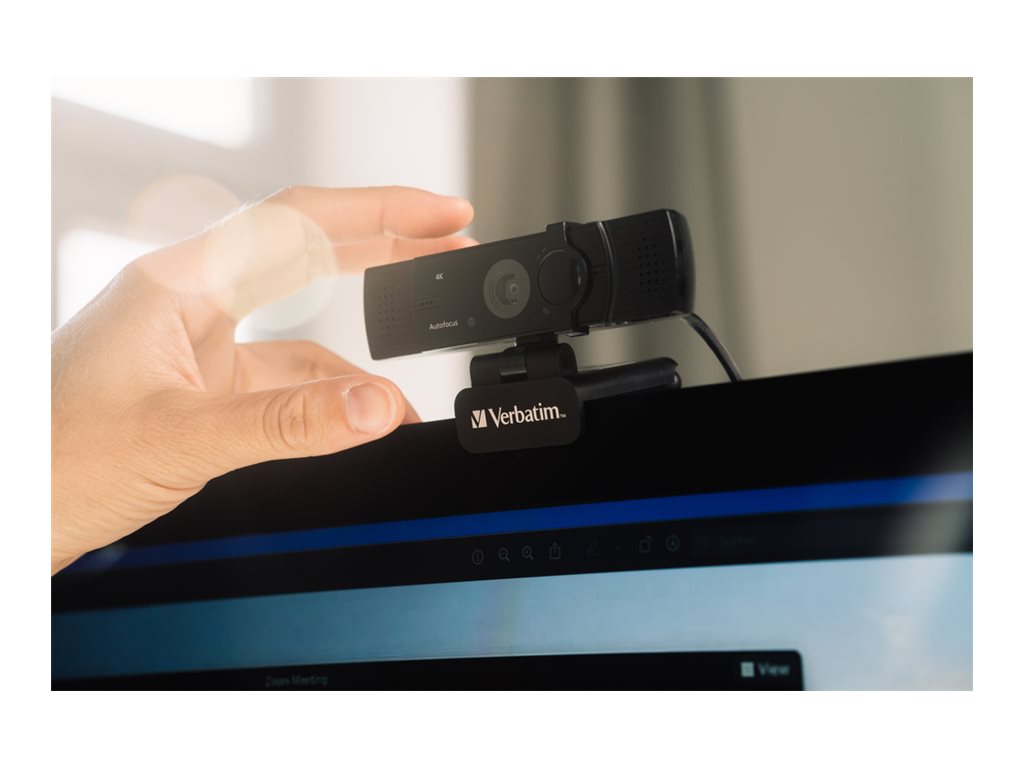 VERBATIM AWC-03 ULTRA HD 4K AUTOFOCUS WEBCAM WITH DUAL MICROPHONE WCF (P)