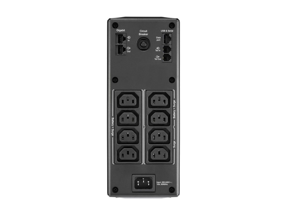 APC Back-UPS Pro BR1300MI UPS AC 230V 780Watt 1300VA USB output connectors 8 Black