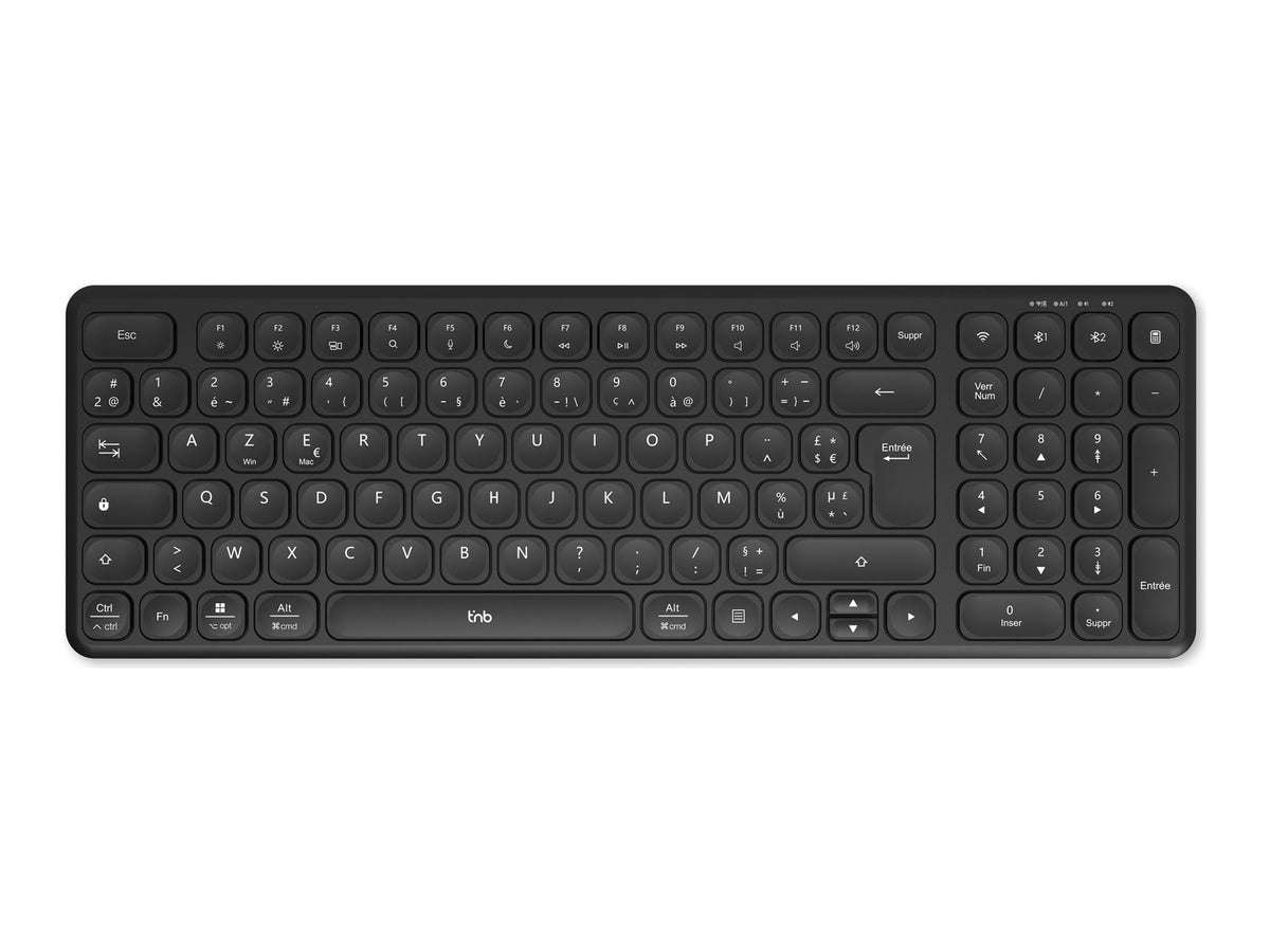 TNB SLIM PRO Rechargeable Wireless Keyboard (FR)
