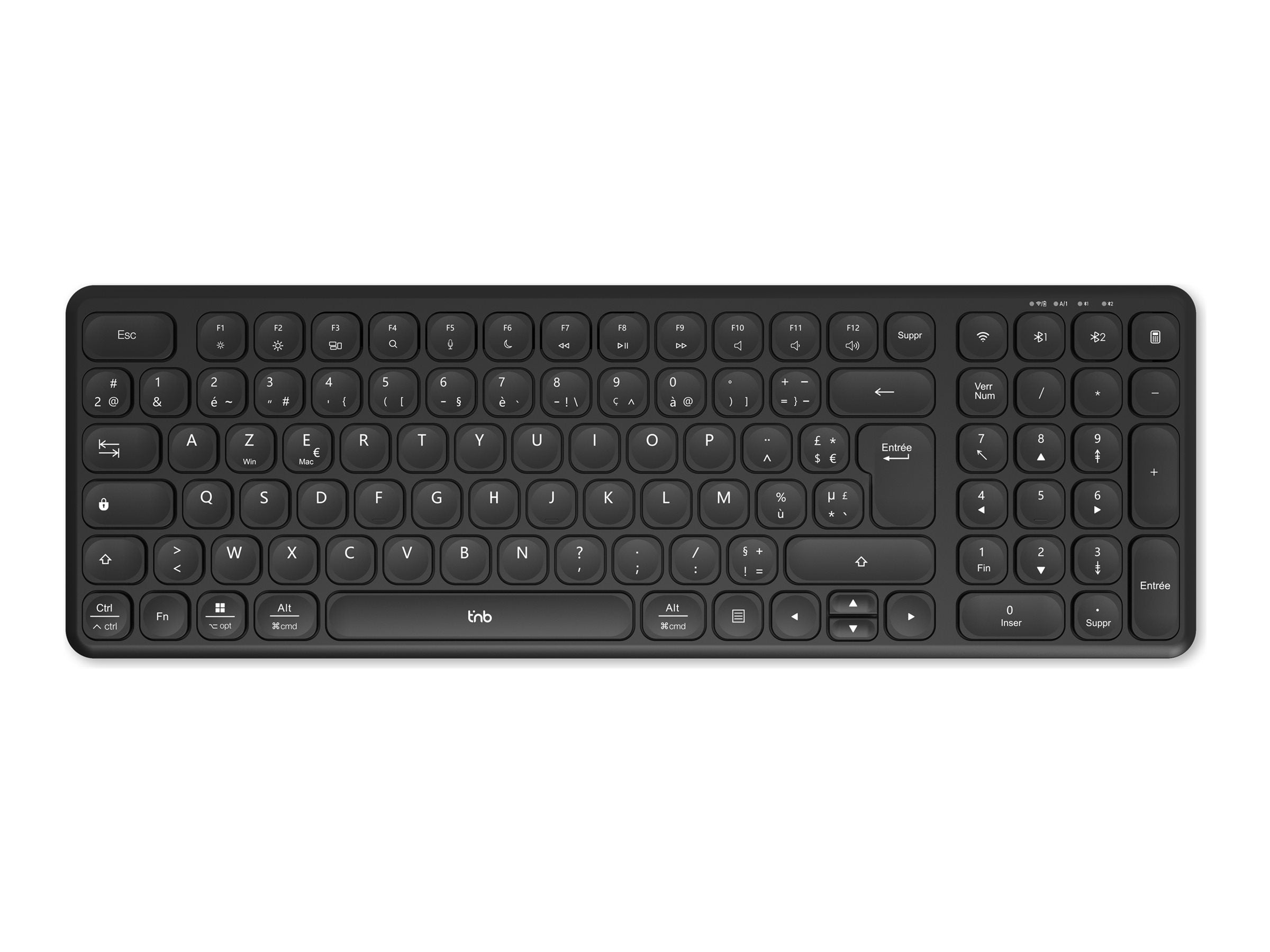 TNB SLIM PRO Rechargeable Wireless Keyboard (FR)