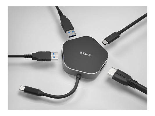 D-LINK USB-C 4-in-1 HDMI charging