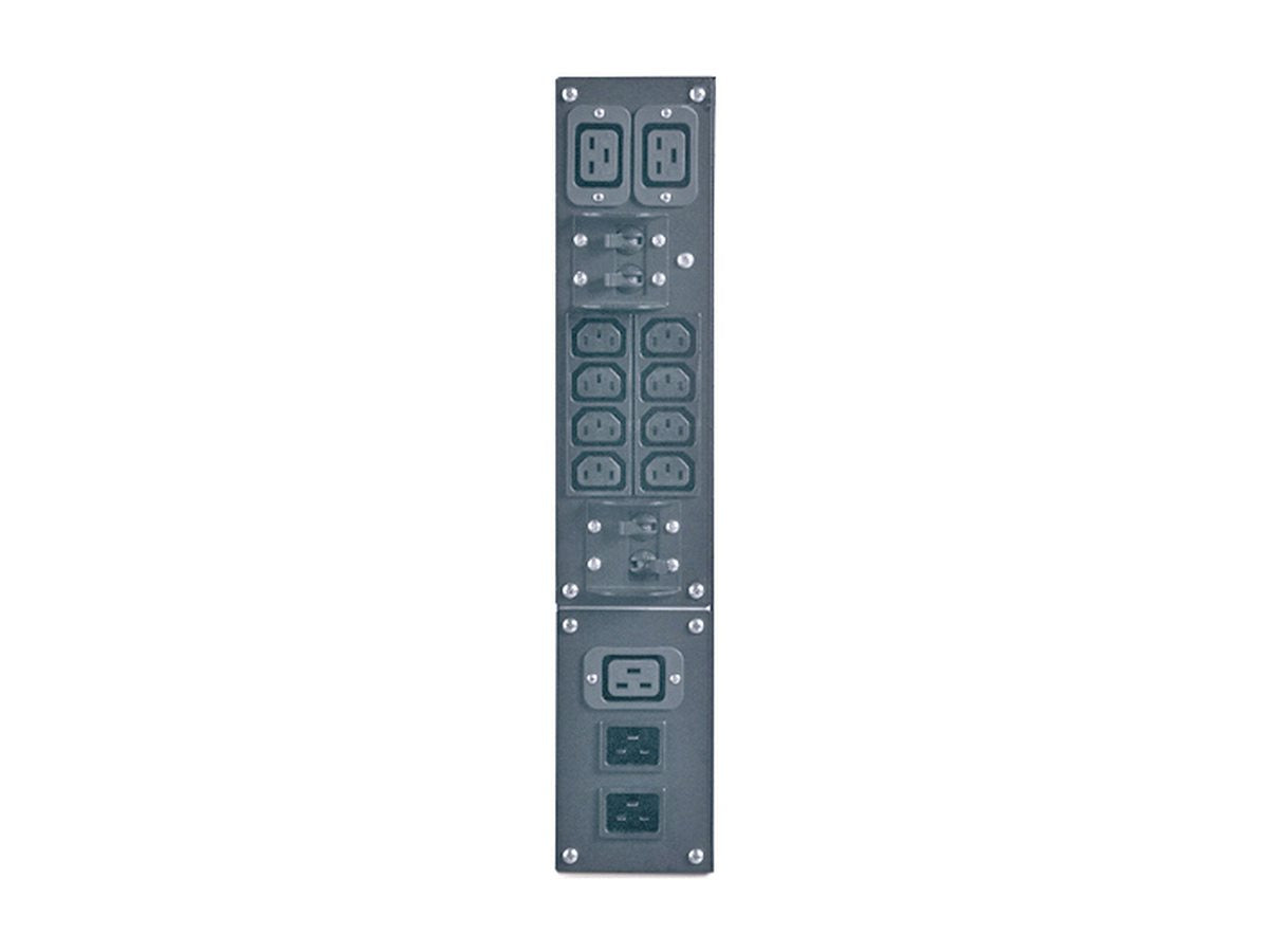 APC Service Bypass Panel Bypass switch rack-mountable AC 230V output connectors 10 2U 19 Black