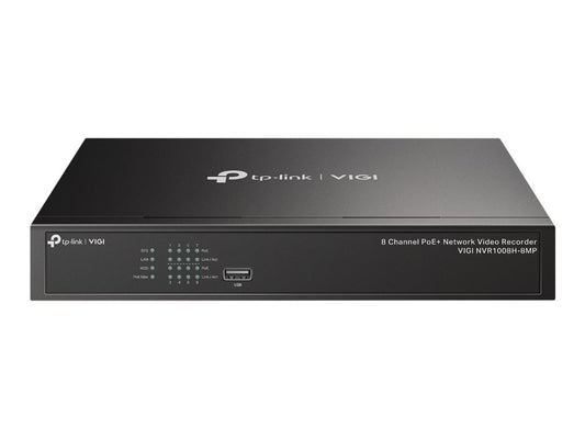 TP-LINK VIGI NVR1008H-8MP 8 Channel PoE Network Video Recorder