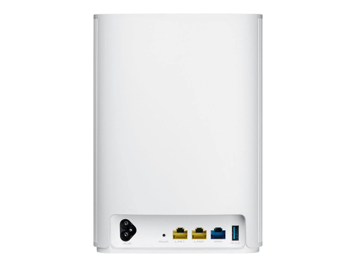 ASUS ZenWiFi AX Hybrid XP4 Mesh AX1800 Dual Band WiFi 6 with AV1300 HomePlug AV2 MIMO White 1-pack