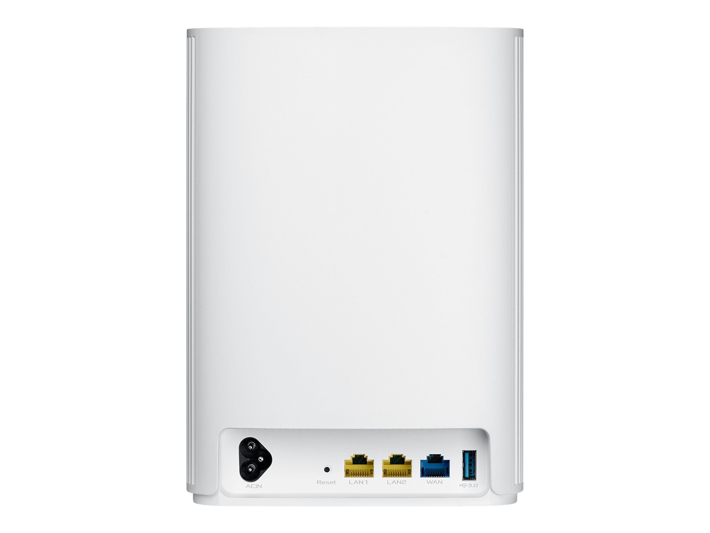 ASUS ZenWiFi AX Hybrid XP4 Mesh AX1800 Dual Band WiFi 6 with AV1300 HomePlug AV2 MIMO White 2-pack