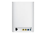 ASUS ZenWiFi AX Hybrid XP4 Mesh AX1800 Dual Band WiFi 6 with AV1300 HomePlug AV2 MIMO White 1-pack
