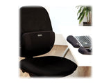 FELLOWES Tapis de souris - Repose poignet PlushTouch™ - Noir - Antibactérien