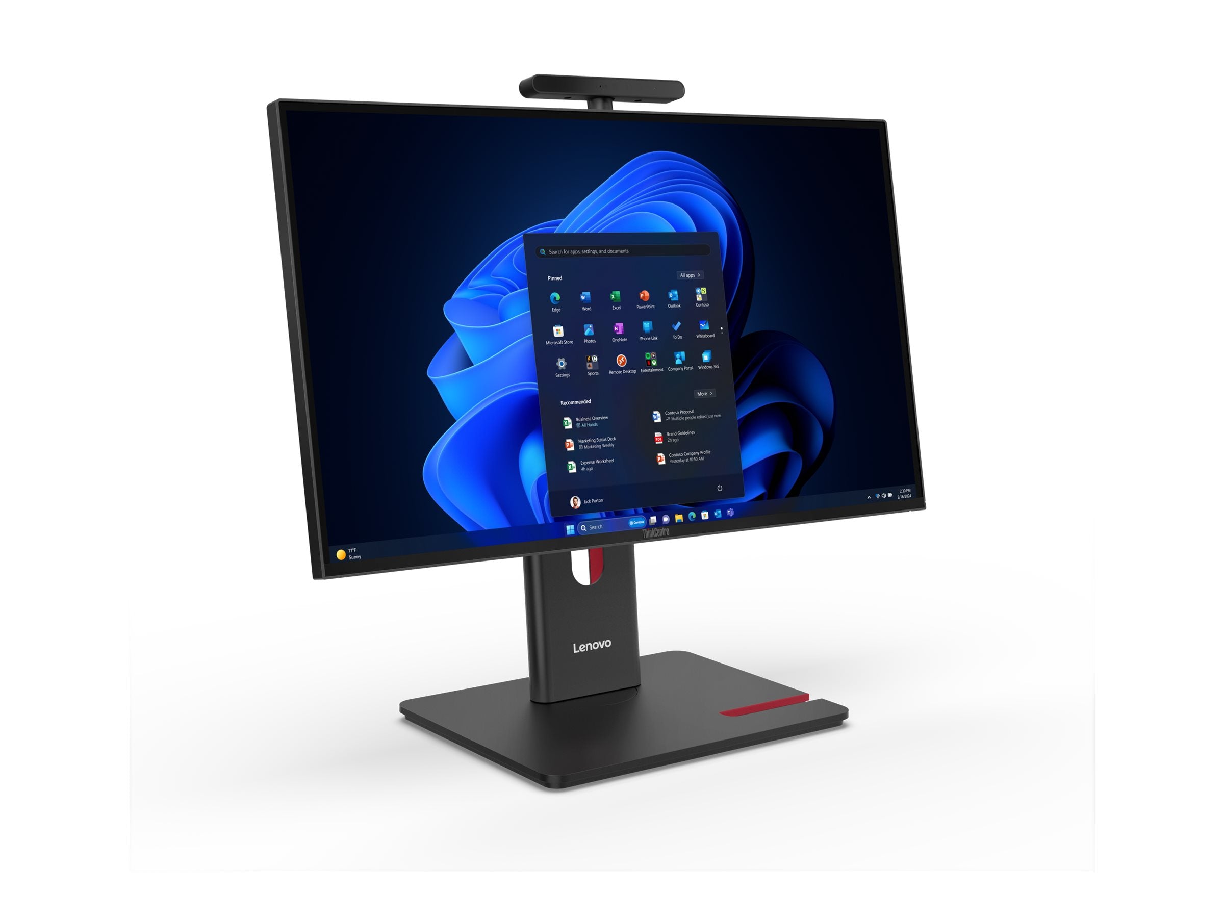 LENOVO ThinkCentre M90a Gen 6 Intel Core Ultra 7 265 23.8p FHD 16Go 512Go SSD M.2 2280 PCIe Intel Graphics W11P 3 Year Onsite