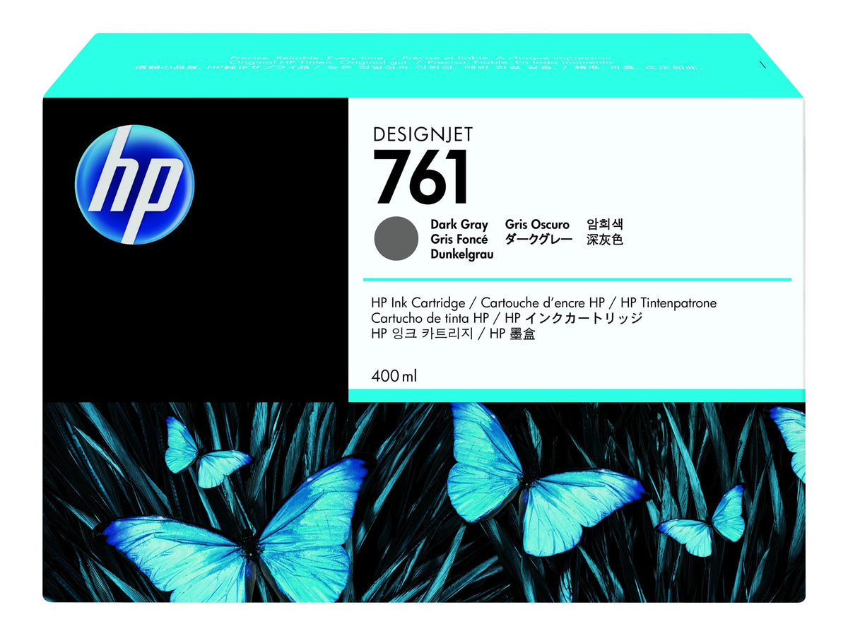 HP 761 original Ink cartridge CM996A dark grey standard capacity 400ml 1-pack