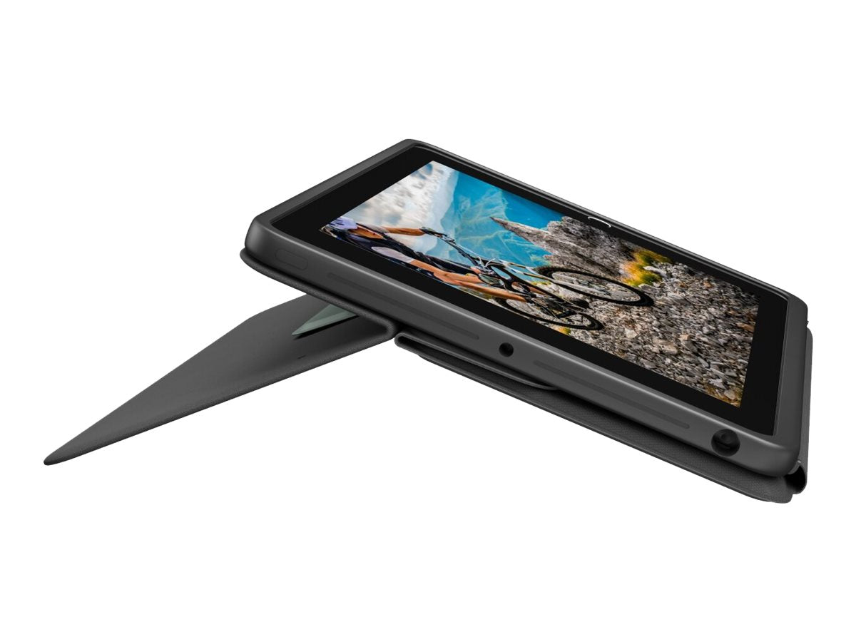 LOGITECH Rugged Folio 7th & 8th generation - Graphite - Fra
