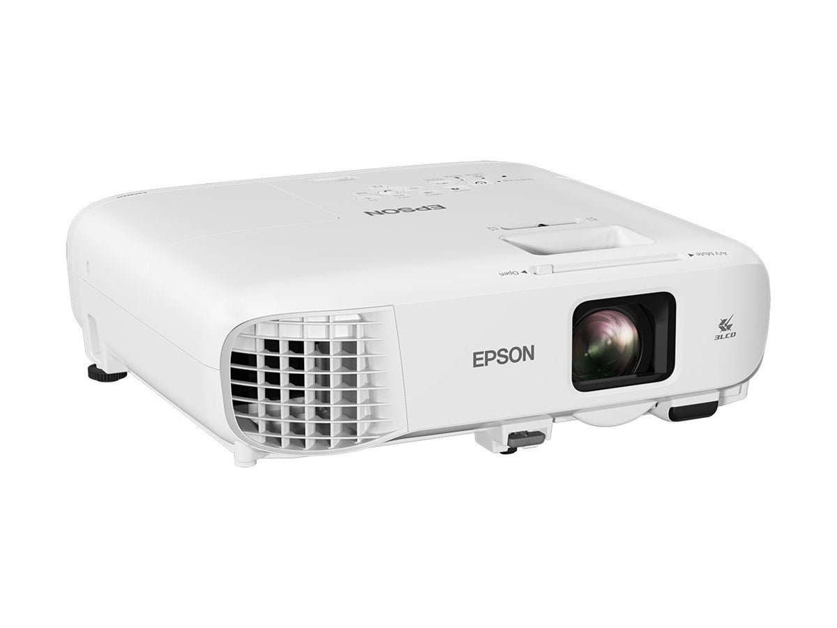 EPSON EB-X49 Projecteur 3LCD, XGA , 3600 lm, 16 000 : 1, 1,48 – 1,77:1, VGA x2, HDMI x1 , RJ45, Wifi avec ELPAP11