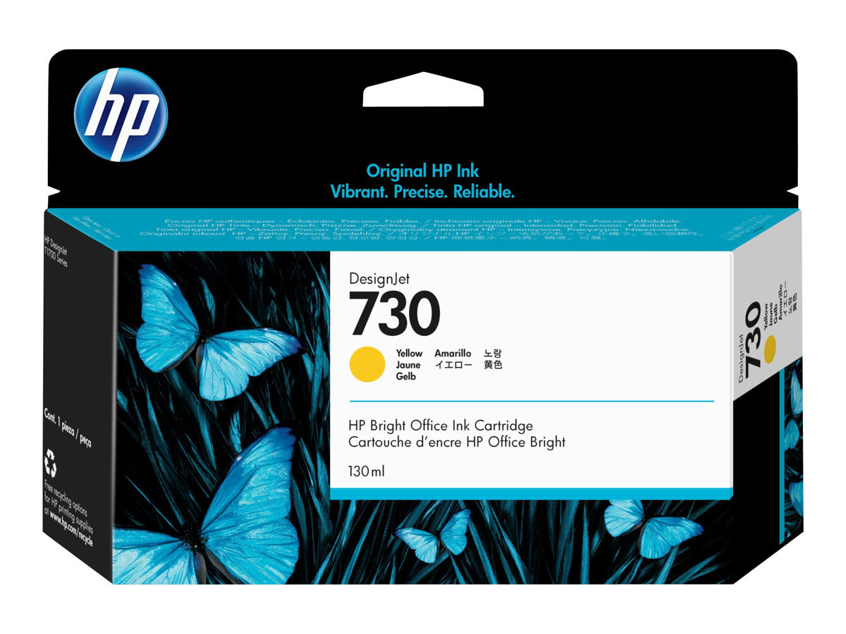 HP 730 130 ml Yellow Ink Cartridge