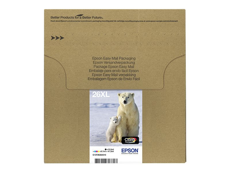 EPSON 3LB Multipack 4-colours 26XL Claria Premium EasyMail