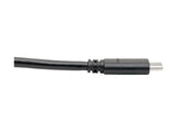 EATON TRIPPLITE USB-C to USB-A Adapter M/F USB 3.1 Gen 1 5 Gbps USB-IF Certified Thunderbolt 3 Compatible 6p 15.24cm