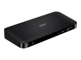 ACER USB Type-C Dockingstation III 85W charging Rear 2xDP 1.4++ HDMI 2.0 RJ45 2xUSB 3.1 Gen2 Front 2xUSB 3.1 1xType-C 3.5mm Audio