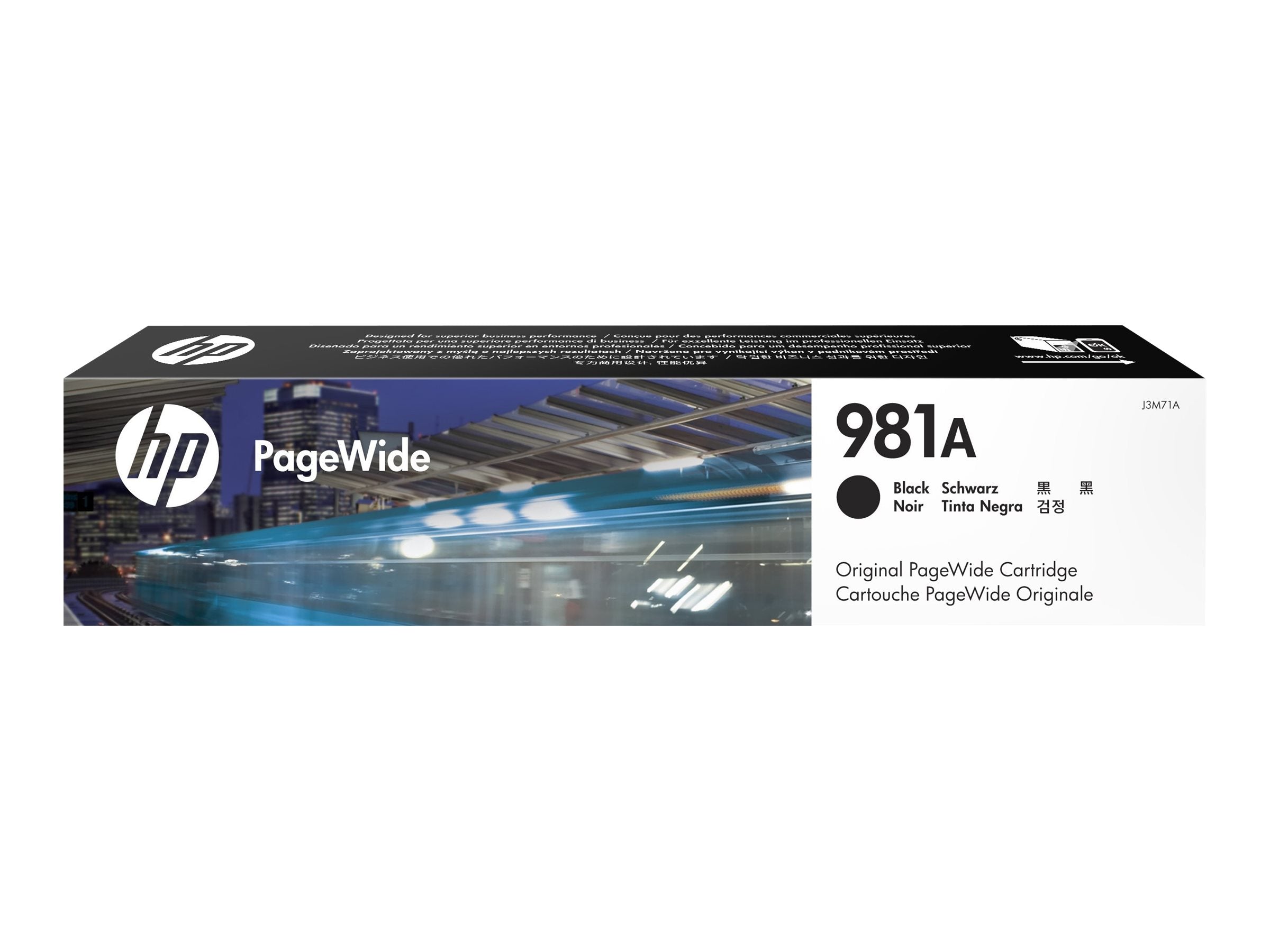 HP 981A original Black PageWide Cartridge J3M71A