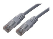 MCL network cable CAT 5e RJ45U / UTP - 0.5m Grey