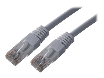 MCL network cable CAT 5e RJ45U / UTP - 0.5m Grey