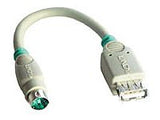 LINDY Adapter Cable USB Mouse to PS/2 Port USB A f to MD6 M 0.15cm