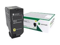 LEXMARK CS720 CS725 CX725 Cartouche de toner Return Programme Jaune 3K